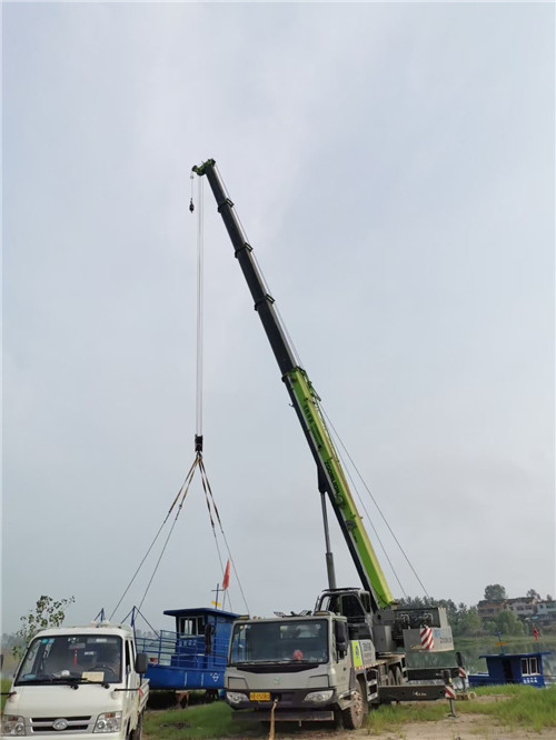 运河区桥梁建设吊装案例